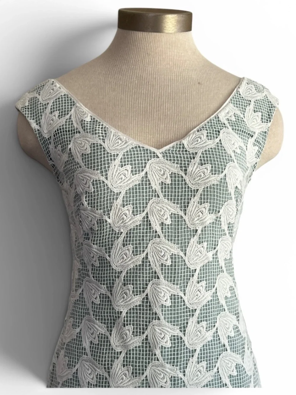 Tory Burch Size 0 Brooklyn Sleeveless Dress V-Neck Sheath